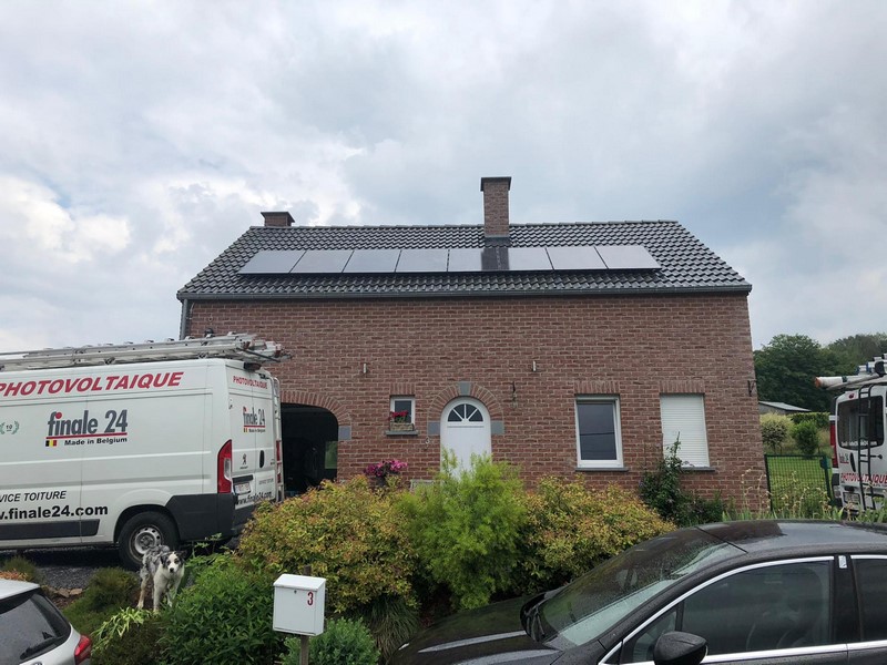 Installation photovoltaïque Liège Aywaille après (1)