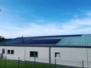 Placement de panneaux photovoltaïques à Werbomont